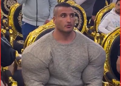 הענק המצרי: 'מאבטח על' של איש עסקים מפוקפק  