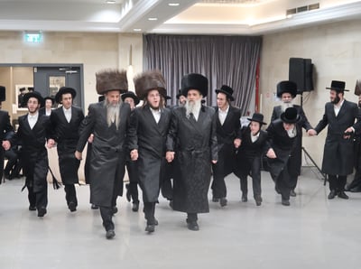 שמחת שבע הברכות לבת האדמו"ר מאשלג