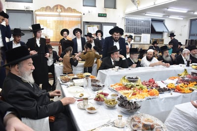 האדמו"ר מאשלג בטיש ט"ו בשבט