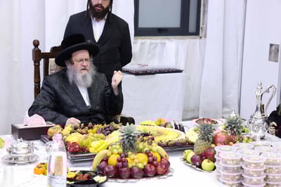 האדמו"ר מדינוב בטיש ט"ו בשבט