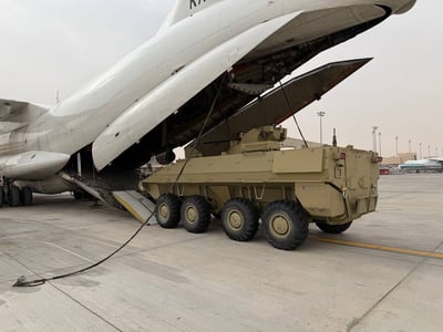 נגמ"ש BTR-22 של חברת Rosoboronexport  בריאד