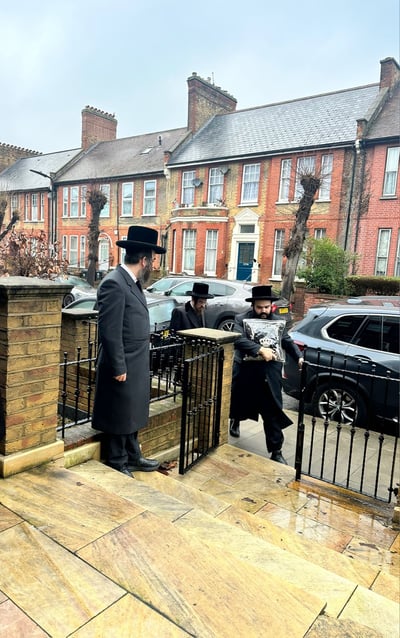 האדמו"ר מסאדיגורה בביקור בלונדון