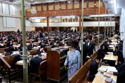 האדמו"ר מסאטמר בביקור בכולל