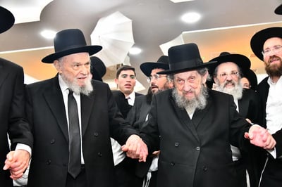 המנהיגים הגר"ד לנדו והגרמ"ה הירש 