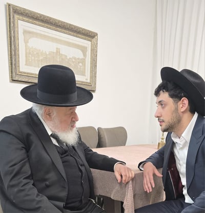 הגרא"י קוק עם הרב אברהם בן דיין