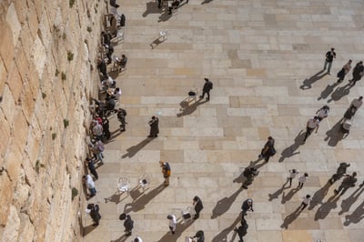 הכותל המערבי, אתמול