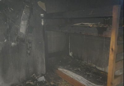 השריפה בישיבה, לפנות בוקר