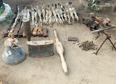 אמצעי הלחימה שנתפסו