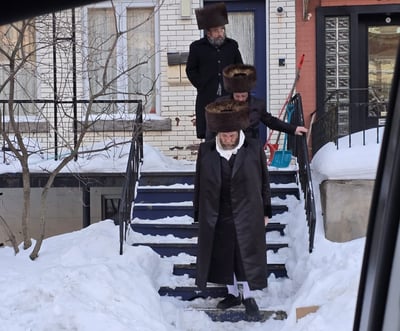 הגה"צ רבי יעקב מרדכי הגר בביקור הוד במונטריאול