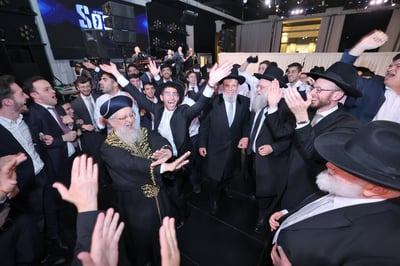 שמחת נישואי בת הרב דוד פרץ