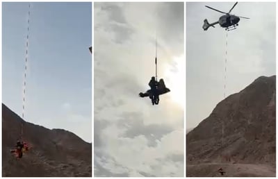 את מי חילצה המשטרה עם מסוק בשטח תלול ומאתגר במיוחד? | צפו