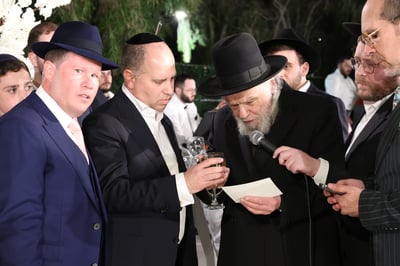 תיעוד מהחתונה הגדולה