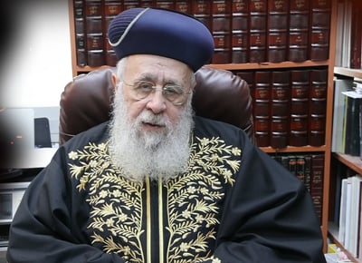 הראשון לציון הרב יצחק יוסף בדמעות: "ראיתי את כל היתומים"