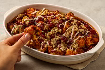 כרובית ברוטב ברביקיו ממכר במינימום עבודה