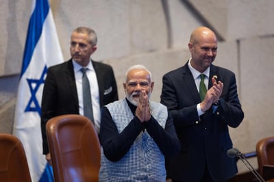 ראש ממשלת הודו בביקורו בכנסת