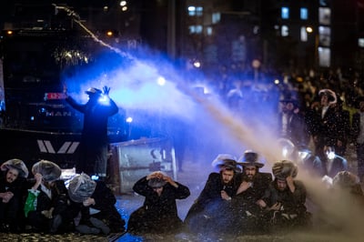 ההפגנות בירושלים, הלילה