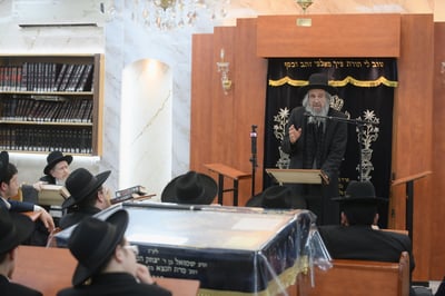 הגר"ד כהן בשיחה בישיבת 'זכרון מאיר'