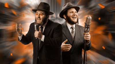 שמוליק קליין ושמחה בירנהאק בדואט פורימי: "סברי מרנן"