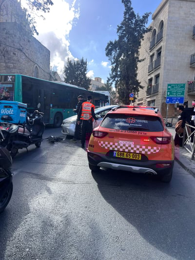 איחוד הצלה בזירה בירושלים. אילוסרטציה