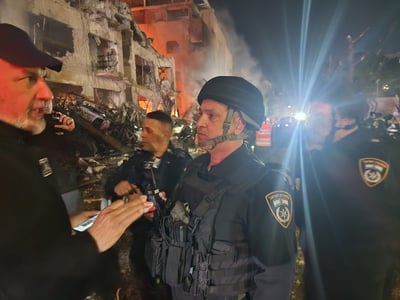 זירת הנפילה בתל אביב