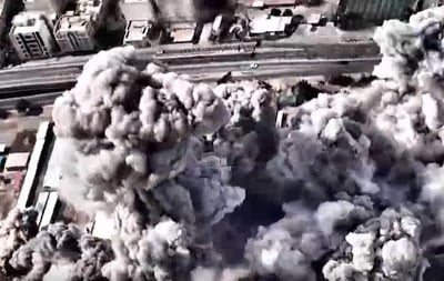 צה"ל מפרסם תיעוד מדהים: השמדת מפקדת טרור של האייתולות בלב טהראן