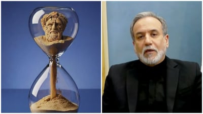 שר החוץ האיראני, עבאס אראגצ'י, | מתוך סרטון המוסד