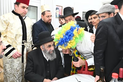 הגאון רבי משה צדקה בפורים