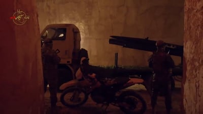 המיליציות בעיראק חושפות עיר טילים תת קרקעית