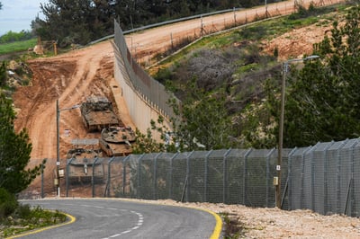 כוחות צה"ל בגבול לבנון