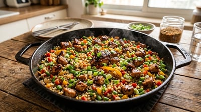 תבשיל העוף והבורגול בסיר אחד - בריא, טעים ומזין