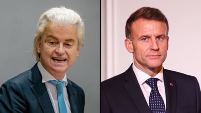 מקרון מימין, וילדרס משמאל