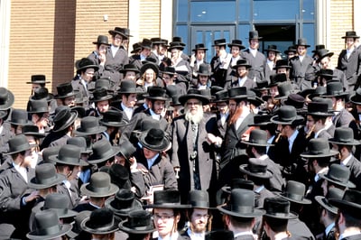 האדמו"ר מסאטמר בשיעור הכנה לדרשת שבת הגדול