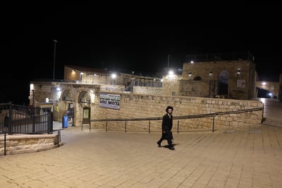 קבר הרשב"י במירון בצל המלחמה