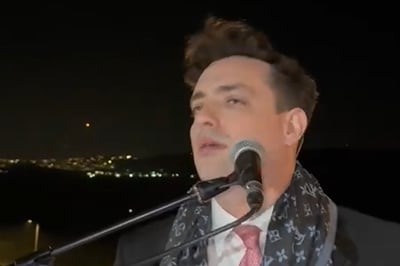 תיעוד דרמטי: יירוט טילים במהלך חופה בהשתתפות שמוליק סוכות ויואלי דיקמן