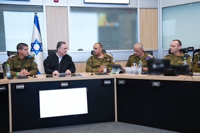 שר הביטחון ישראל כ"ץ בהערכת מצב