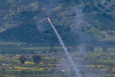 ירי טילי יירוט לעבר טילים ששוגרו מלבנון