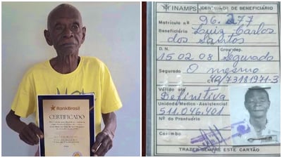 לואיס קרלוס דוס סנטוס מברזיל חוגג 118