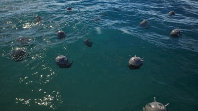 מוקשים ימיים, אילוסטרציה