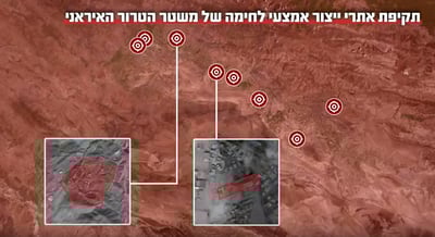 במהלך הלילה האחרון: צה"ל השלים גל תקיפות לאתרי ייצור אמצעי לחימה בטהרן