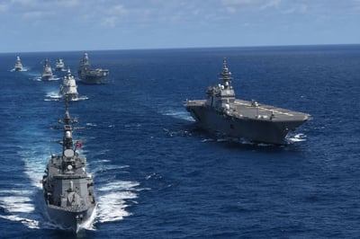 כוח המשימה היפני נערך למבצע הנועז ביותר שלו בעשורים האחרונים בהורמוז