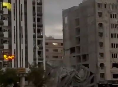 הבניין שהושמד הלילה ושם מסתמן היה הבכיר האיראני