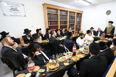 הראשל"צ הגר"ד יוסף בשיחתו בכולל לדיינות