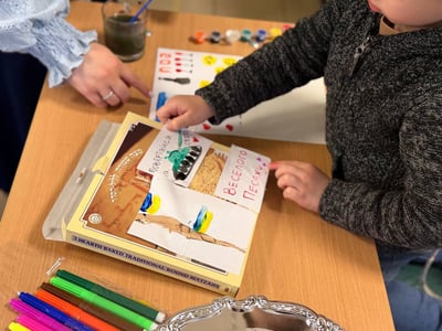 אוקראינה: הילדים היהודים שלחו לחיילים מצות וציורים