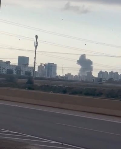 רסיסים נפלו בבאר שבע: 12 זירות נפילה 