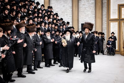 הכנסת ספר תורה בצאנז קלויזנבורג