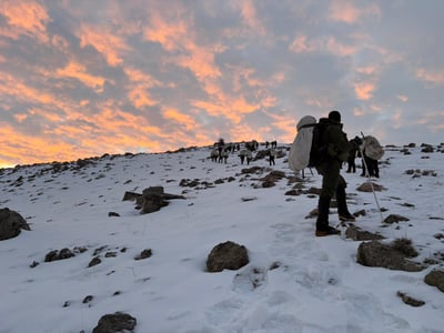 כוחות יחידת האלפיניסטים בפעילות חוצה גבול מהחרמון הסורי לדרום לבנון