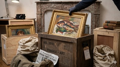 שוד הרנואר, אילוסטרציה