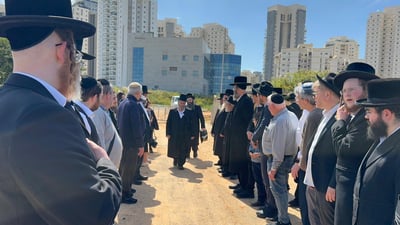 הלוויית הרב משולם מנחם לרר ז"ל