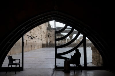 הכותל המערבי, אתמול