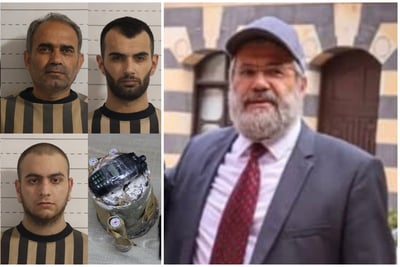 הרב מיכאל ח'ורי וחלק מחברי החוליה שנתפסו